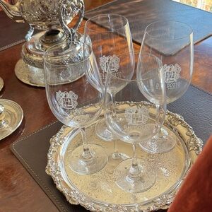 Del Dotto Napa Valley Set of 4 Clear Wine Glasses